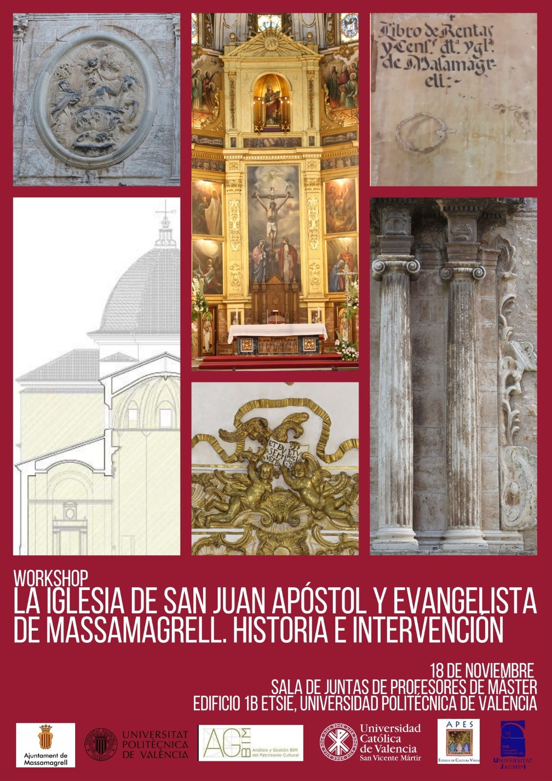 En este momento estás viendo Participación IHA en el Workshop sobre la historia e intervención en la Iglesia de Massamagrell