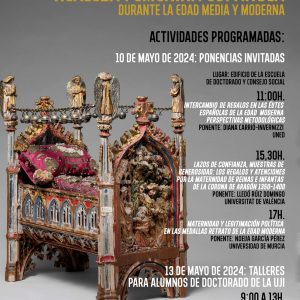 Nuevo cuso de formación específica del doctorado: Regalos de maternidad en la realeza femenina española