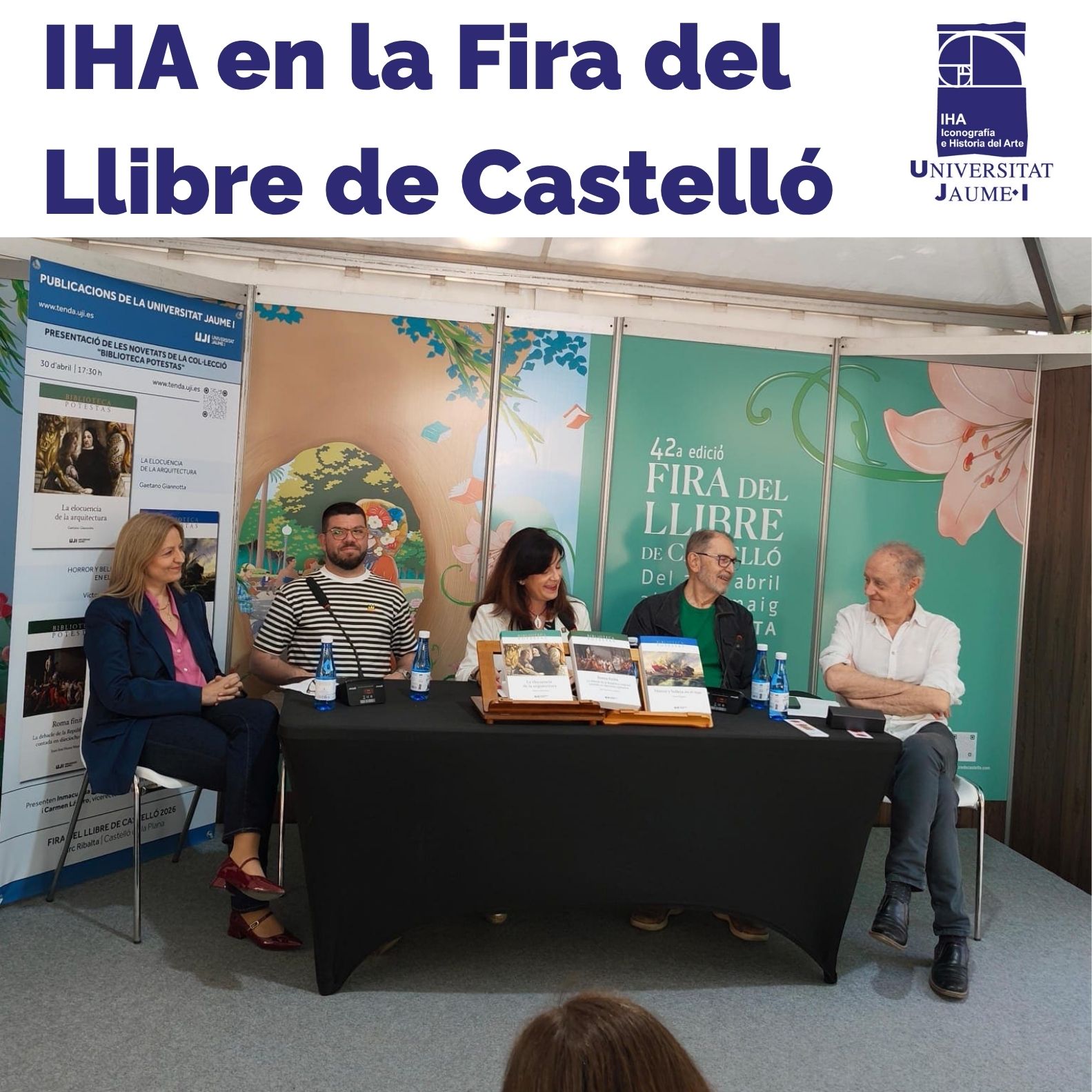 En este momento estás viendo IHA en la Fira del Llibre de Castelló